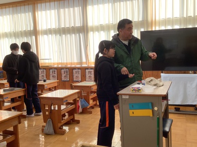 最後のALTの授業