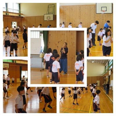 運動会に向けて、ダンスの練習が始まりました
