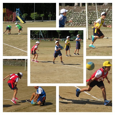 鳳来寺小学校　タグラグビー