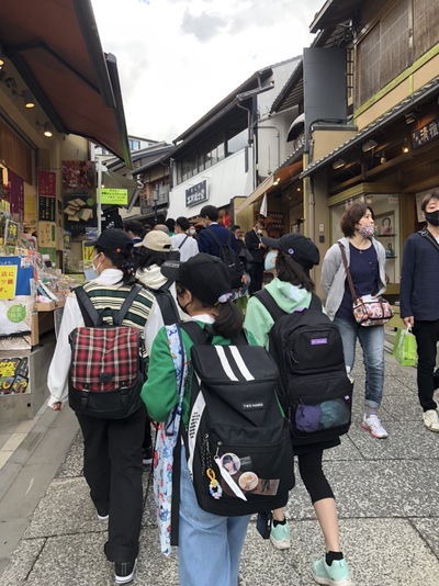 京都班別学習終了