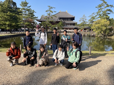 東大寺見学開始