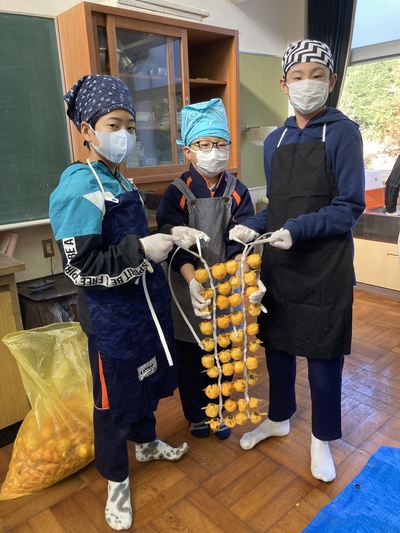 干し柿づくり体験