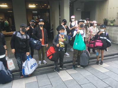 旅館出発