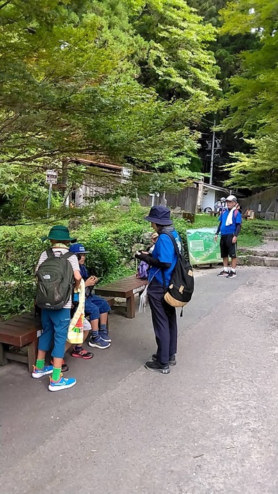 野外体験学習スタート！