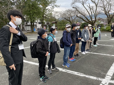 修学旅行出発
