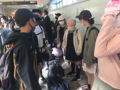 豊橋駅到着