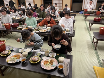 旅館到着