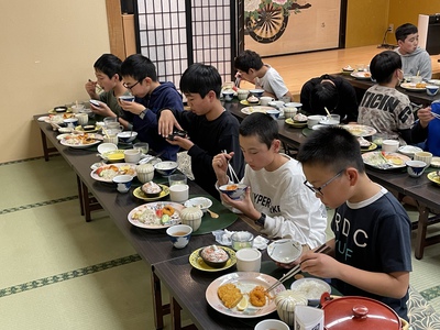 旅館到着