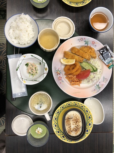 旅館到着