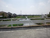橋の上