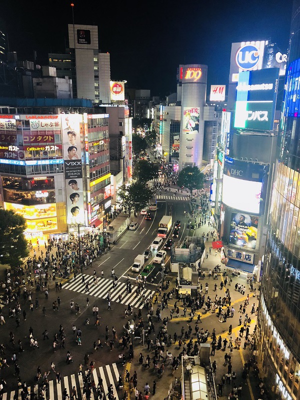 クロッシング ビュー　　で　　　渋谷　を　　見下ろしてみた　　　☆