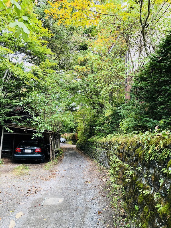 旧軽井沢銀座　　は　　空いていた　　・・・・・