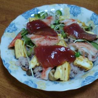 酢飯が旨い！雑穀ちらし寿司