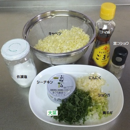大葉入りシーチキン餃子