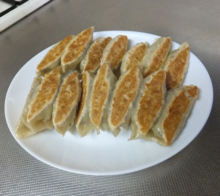 大葉入りシーチキン餃子