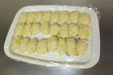 お盆の入り◎きびぼたもち