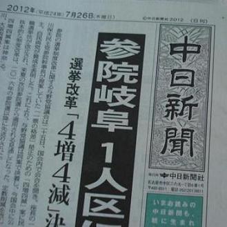 オジサンっぽい一日の始まりは中日新聞