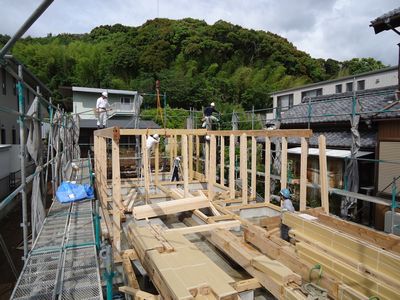 上棟風景その１