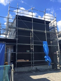 豊川市Ｔ様邸　足場撤去しました。