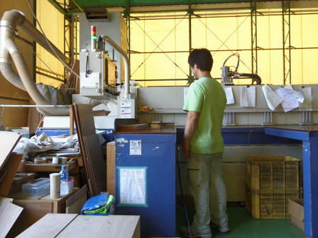 木の製品　製作工場見学