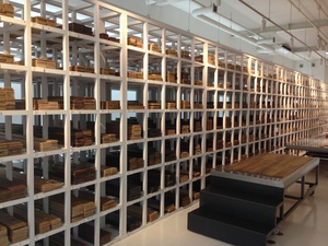 無垢床材展示場