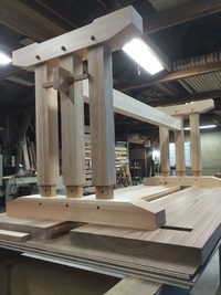 手作りダイニングテーブル