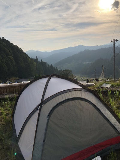 【棚田Camping in 四谷の千枚田】　いよいよ今週末！