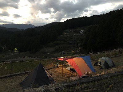 【棚田Camping in 四谷の千枚田】　2018 Vol.1