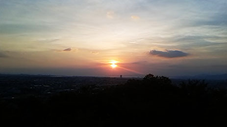 水彩の空。