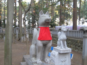 豊川稲荷にて