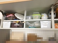 ☆吊戸棚はアクション少なく♪