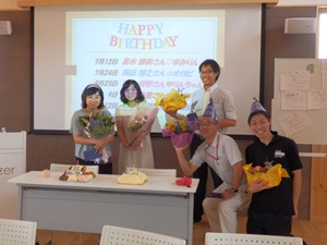 ☆会社の合同お誕生日会☆