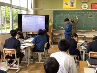 1年　A組　社会の授業