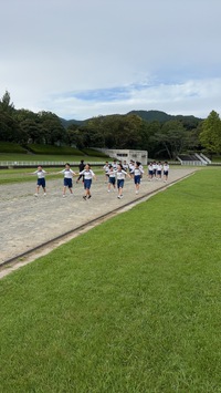 総合公園で試走