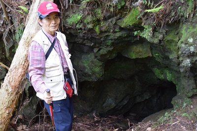 戦国の鉛争奪地「睦平鉱山」調査・・・有海の織田昌彦さん