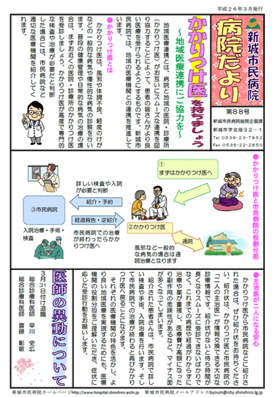 ある新城市民病院職員のブログ 14年03月