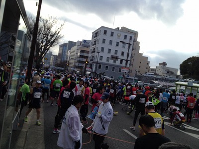 浜松シティマラソンの風景その１【2014年２月２３日】