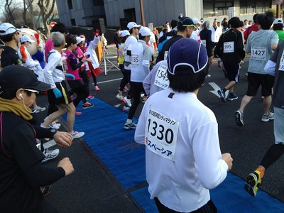 浜松シティマラソンの風景その１【2014年２月２３日】