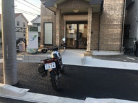 バイク無事入庫（祝）