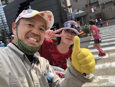 名古屋ウィメンズマラソン2022　39.2㎞地点応援の風景【2022年3月13日】