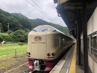 岡山県新見駅前の風景・レンタカーで岡山県→広島県→島根県と横断（笑）【2021年8月21日】