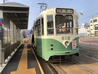函館市電のレトロな車両に【2020年3月8日】