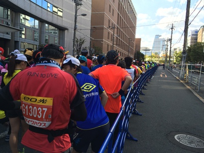 大阪マラソンの風景【2015年10月25日】
