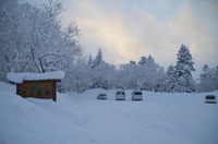 雪の混浴露天風呂と年越し【2013年12月31日】