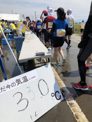 灼熱の2019黒部名水マラソン【2019年5月26日】