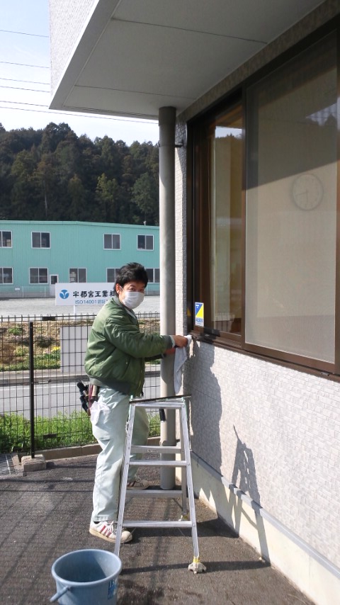 今日の現場にて。