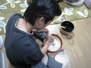 自然薯完成～！