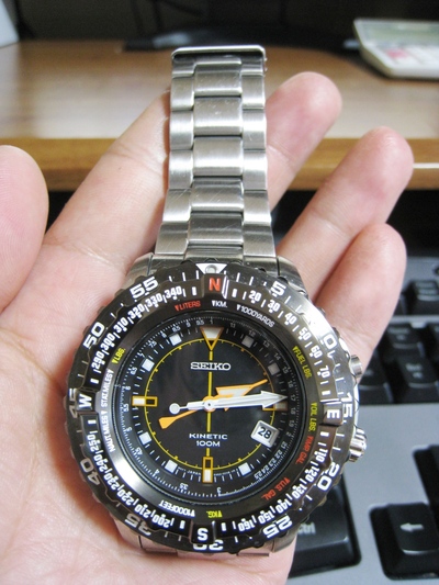 SEIKO キネティック メンズ SKA423P1 電池残量