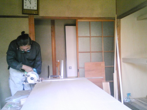 『加ト建さん』の現場で下見です。