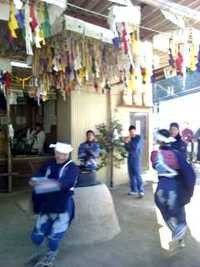 東栄町中在家花祭会場なう